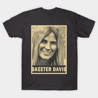 Skeeter Davis retro art (exlusive) smile T-Shirt